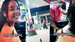 2 Bomberos se vuelven locos con las tetas de la atrevida dominicana