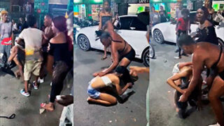 2 maricones dominicanos acuden a los golpes en el Bugarrón del Barrio