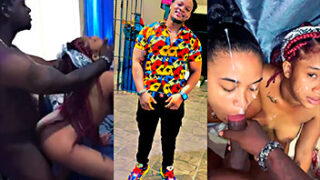 2 putas dominicanas contra la bestia del striper negro follando