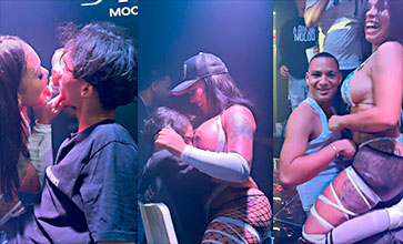 2 strippers dominicanas se aprovechan de un chico de 18 años