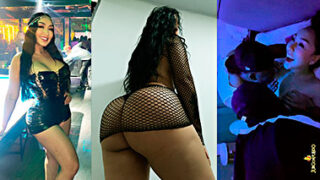 3 dominicanas le chupan las tetas y el coño a la colombiana Ani C Miranda