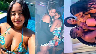 3 Tortilleras Dominicanas Devorándose Sin Piedad En Trío Lésbico