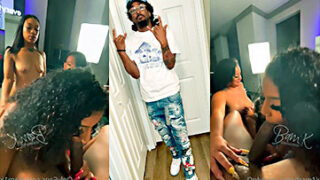 3 putas intensas contra la polla del negro Bam1k