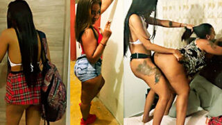 La dominicana Ingrid Estévez obtiene su coño doblemente reventado