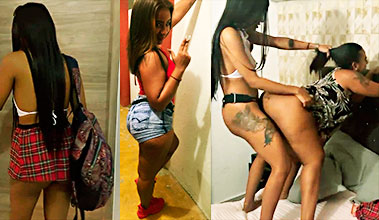 La dominicana Ingrid Estévez obtiene su coño doblemente reventado