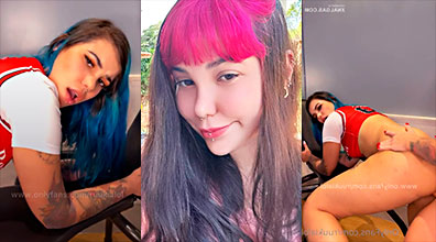 Vídeo Porno de Ruukia Follándose a una Lesbiana Tetona  ‍