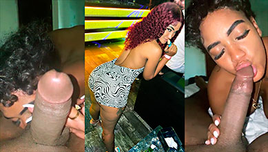 Amara La Pomposa Mamando Tremendo Pollo Americano