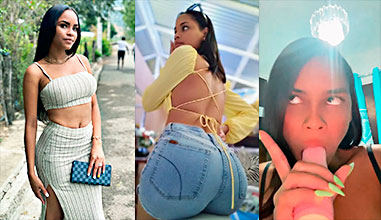 Angélica La De Los Gallos Tragándose Mango y Consolador