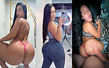 Anyimar Valentina Cogiendo De Perrito Hasta Sacar Leche