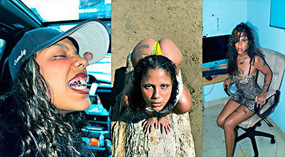 La artista dominicana Tokischa probando su nuevo consolador vibrante