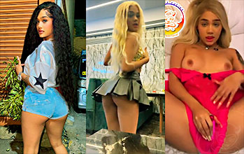 La artista urbana dominicana Masha masturbándose con un potente vibrador