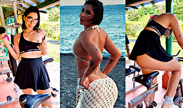 Ay Si Ay Dios Que rico dice la linda colombiana con un OhMiBod adentro