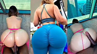 Ely La Bella se enfrenta a un negro americano de polla extrema