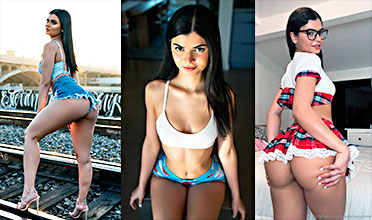 Colegiala boricua con nalgas terribles con ganas de follar