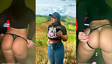 La brasileña Beatriz Vitoria aplasta esa polla con ese enorme trasero