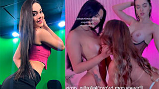 Brenda Trindade y Katlin Groisman en un trío lésbico  ‍