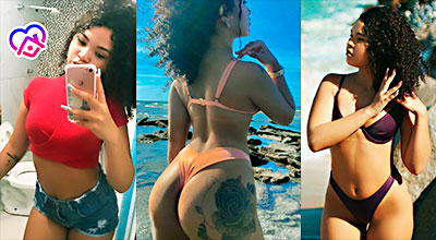 Carolaine y su amiga filtran un vídeo porno en un trío caliente