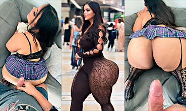 La colegiala Gracie Bon lo hace correrse en un minuto 01:28