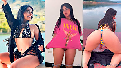 La colombiana Aida Cortés tiene un coño expansivo y muy hermoso