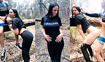 Pretty Cattp Invita A Su Amiga Al Bosque A Coger Bien Rico