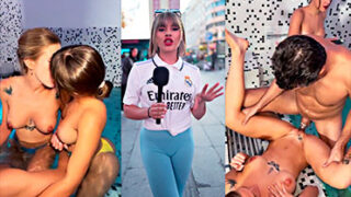 La Comunicadora Española Carolina Cazadora Vídeo Porno en Tríos