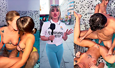 La Comunicadora Española Carolina Cazadora Vídeo Porno en Tríos