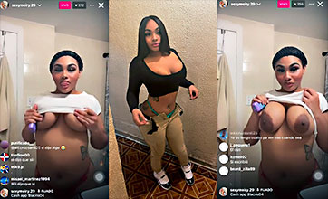 Crismeiry Severino Buscando un Par de Pesos en Instagram