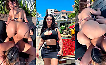 La dominicana Gianny Albania se folla a dos lesbianas en un trío caliente