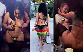 Apocalipsis dominicano encontró a una lesbiana muy picante en la discoteca