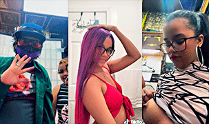 La dominicana Bianny 69 le muestra una teta a la repartidora del supermercado