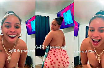 Dominicana La Diosa catalogada por error Muestras tus tetas en Instagram