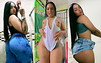 Dominicana La Leona Quiere Coger en un Live de Instagram