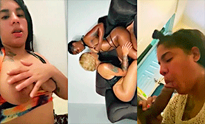 Dominicana La Shanthal Chupando Guevo Y Agarrando Mujeres