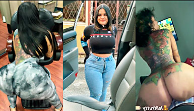 A la dominicana Lolifrutty le gusta follarle el pene a su amante arriba