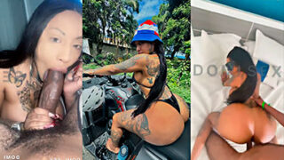 Mami dominicana zen con terrible pene americano para ella sola