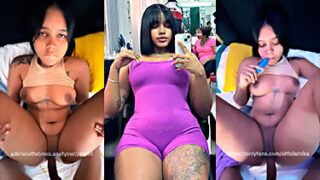 Dominicana Nikaury Dora Cantando y Fumando Vape