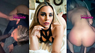 La dominicana Patrizia Yanguela cantando con un intenso negro americano