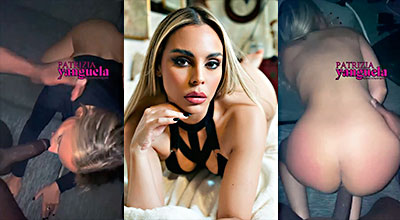 La dominicana Patrizia Yanguela cantando con un intenso negro americano