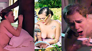 La peluchita dominicana Ashley pide cacao cantando una negra americana