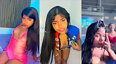 La dominicana Sara Banks le chupa el pezón a su amiga lesbiana