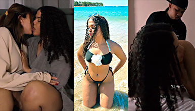 Dominicana se queja de que le duele el toto al final del vídeo