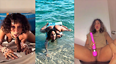 La dominicana tokischa da un enorme squirt con un consolador