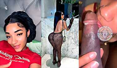 Rosmailin estaba tragando un enorme pene negro