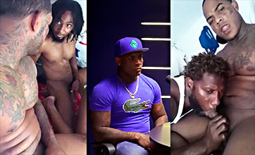 Tatuajes dominicanos filtraron video porno con 2 maricones en un trío