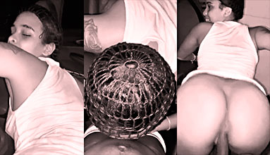 Ay Dios, papi, echa esa leche en mi culo, dice el dominicano