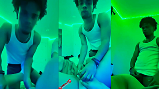 Pareja dominicana grabada cantando rico