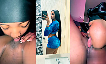 Drippin Velvet destrozando el coño de una joven lesbiana