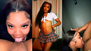 La lengua infernal de Drippin Velvet hace gritar a una lesbiana