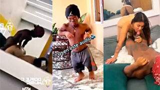 El matón enano le rompe el coño a la banquera Cheila Marte