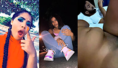 La paloma de su novio al lado y ella está loca porque le rompen ese toto